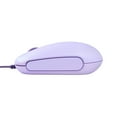 thumbnail image 4 of onn. USB Optical Ambidextrous Mouse, attached USB cable 6 ft (1.8 m) , Lavender, 4 of 6