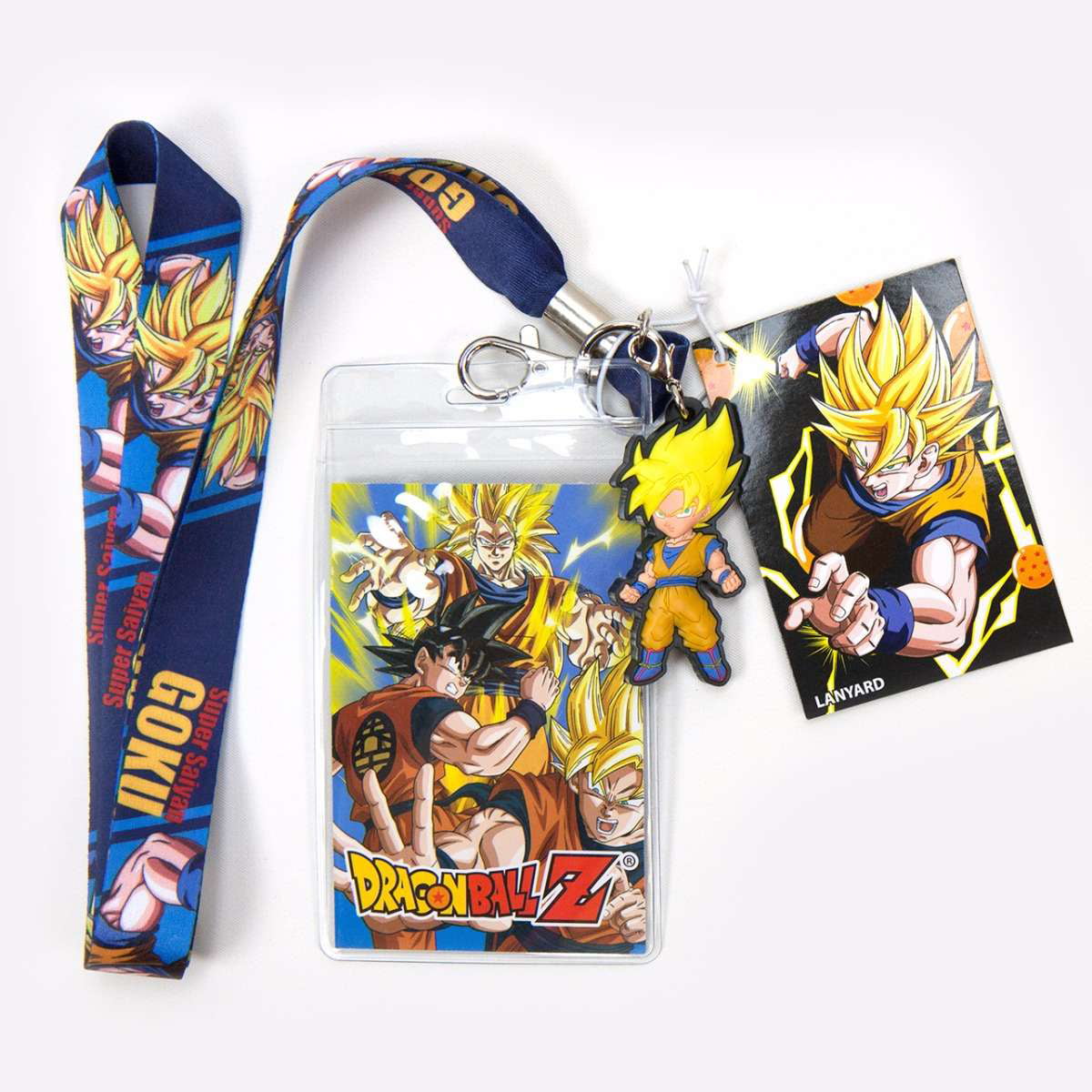 Dragon Ball Dragonball Z Goku Neck Lanyard Keychain ID Badge Holder FREE UK P&P 