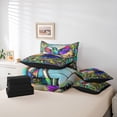 thumbnail image 6 of Homewish Boys Girls Wildlife Hummingbird Bedding Comforter Set 7 Pieces,Exotic Style Full Bedding Set Lightweight,Chic Colorful Flowers Fitted Sheet Flat Sheet,Ultra Soft Home Decor,Reversible, 6 of 8