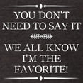thumbnail image 3 of CafePress - I'm The Favorite T Shirt - Mens Football Shirt, 3 of 4
