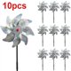 thumbnail image 1 of Bird Repellent Colored Windmills Garden Ornaments Set of 10, 1 of 4