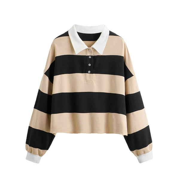 Tops para mujer, camisas, blusas, elegantes, informales, camisas de manga larga, moda informal, blusa con estampado de llamadas, camiseta, botón de otoño Odeerbi ODB-5