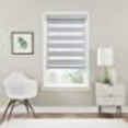 thumbnail image 3 of Achim Home Furnishings Cordless Celestial Room Darkening Double Layered Shade, 3 of 4