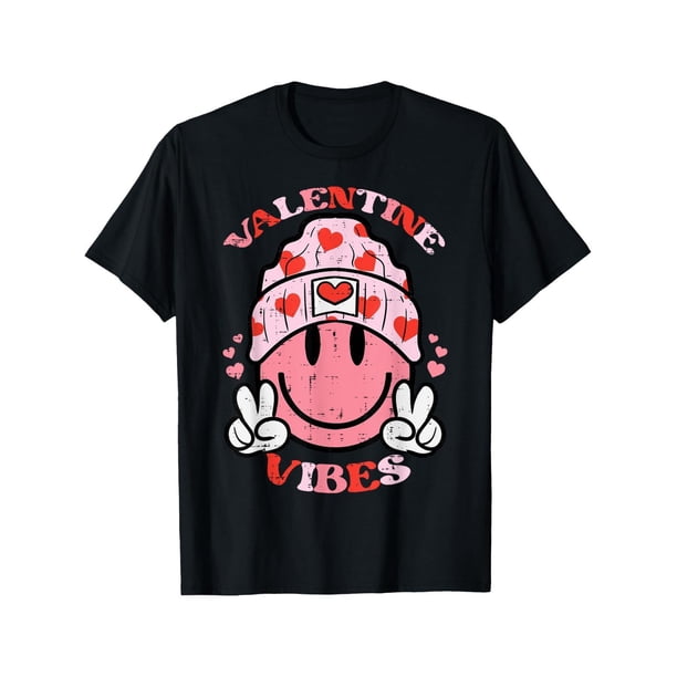 Valentine's Day Retro-Inspired Cotton T-Shirt for Men & Women - Comfortable, Breathable with Monster Print, Perfect for Casual Wear or Special Occasions