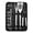 Black 1, variant on Shoreew 16/20Pcs BBQ Accessories Set Stainless Steel Grill Utensils Set Heavy Duty Non-Slip Grill Tools for Outdoor