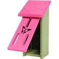 thumbnail image 3 of Amish-Made Butterfly House, Eco-Friendly Poly Lumber  Pink/Lime Green, 3 of 3