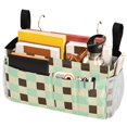thumbnail image 2 of Ryvnso Bedside Caddy Checkered-h8 Bedside Storage Bag Hanging Organizer, 2 of 8