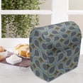 thumbnail image 4 of Modern Lounger Chair Bag, Geometric Pattern with Twisted Tangled 3D Style Lines Curves and Waves, High Capacity Storage with Handle Container, Lounger Size, Grey Marigold Pale Blue, by Ambesonne, 4 of 5