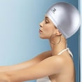 thumbnail image 2 of Bonnet de Bain avec Revêtement de Protection des Oreilles, Haute Élasticité, Bonnets de Sport de Natation, 2 of 5