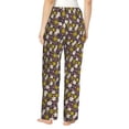 thumbnail image 6 of Pajama Pants Women, Flowers Daisy Sweatpants Soft Sleep Lounge Pants, Casual PJ Bottoms Pants with Pockets, 6 of 7