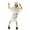 #01/Grimace white, variant on GYRATEDREAM 4-12T Unisex Ghost Costume Cosplay Hood Robe for Halloween Party Outfit Ghostface