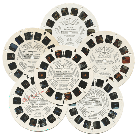 View-Master Movie/TV Show 6 Reels - Shazam, The Love Bug, Benji Superstar!