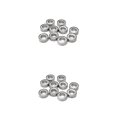 thumbnail image 2 of maskred 10piece Roulements à Billes en Acier Inoxydable pour WLtoys 1/18 RC A949 Roulements à Billes Durables en Acier Inoxydable pour WLtoys 1/18 RC 4*7 * 2mm 2Set, 2 of 6
