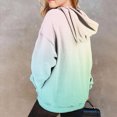 thumbnail image 4 of TOWED22 Girls Hoodies Cute Long Sleeve Oversized Gradient Colors Pullover Sweatshirt Tops with Kangaroo Pocket,Multicolour,11-12 Y, 4 of 6