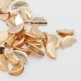 thumbnail image 3 of 100pcs Ribbon Clip Clamp Cord Crimp End Tip DIY Connectors Findings Gold Golden, 3 of 8