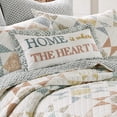 thumbnail image 2 of Levtex Home - Lottie - Almohada decorativa (30 x 61 cm) - Volante - Verde, verde azulado, blanco ocre y siena, 2 of 3