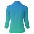 thumbnail image 2 of Vedolay Blazer Jackets for Women Women Plus Size Button Casual Open Front Long Sleeves Work Office Blazer Jacket,Mint Green M, 2 of 5