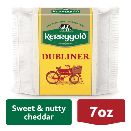 Kerrygold Irish Grass-Fed Dubliner Irish Cheese Block, 7oz.
