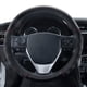 thumbnail image 3 of Funda de volante Motor Trend de piel sintética de 15 cm, color negro, 3 of 6
