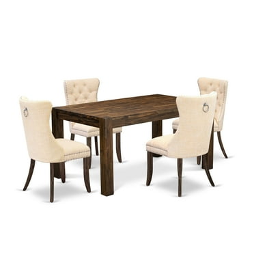 East West Furniture 5 Piece Kitchen Table Set