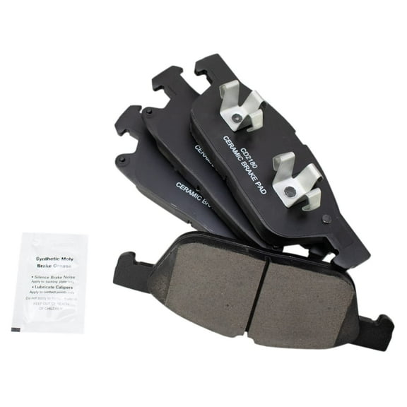 TRQ Front Ceramic Disc Brake Pads for Edge Fusion Continental MKX MKZ Nautilus BFA19015 Fits select: 2015-2020 FORD EDGE, 2016-2018 LINCOLN MKX