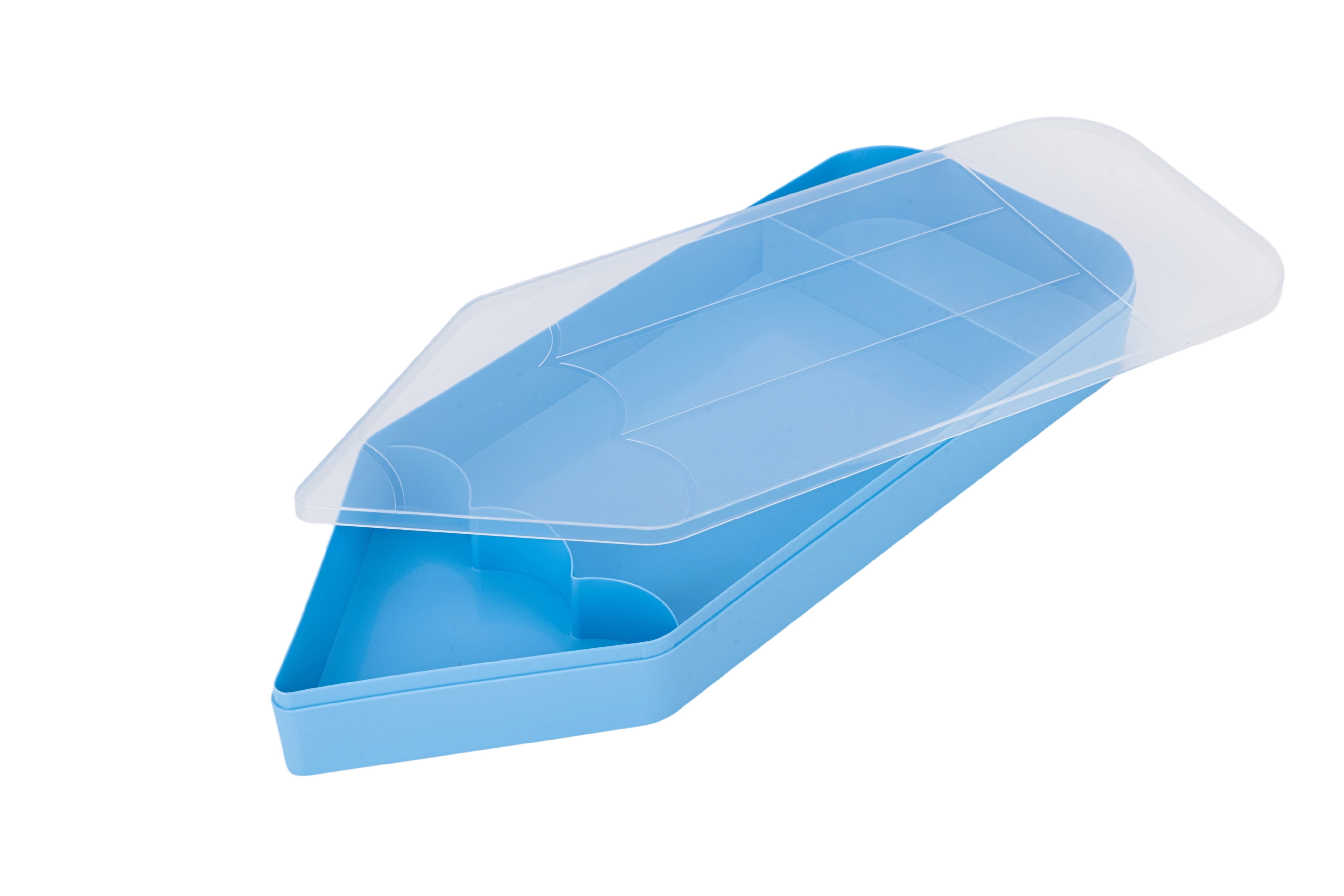 Pen+Gear Pencil-Shaped Storage Container, Blue, 15.5" x 6"