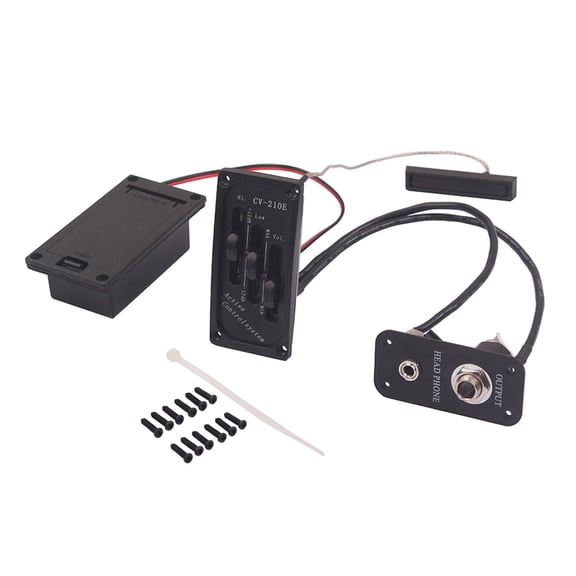 Quiet Piezo Preamp Systems for Electric Violins Featuring Adjustable Volumes and Frequency Response
