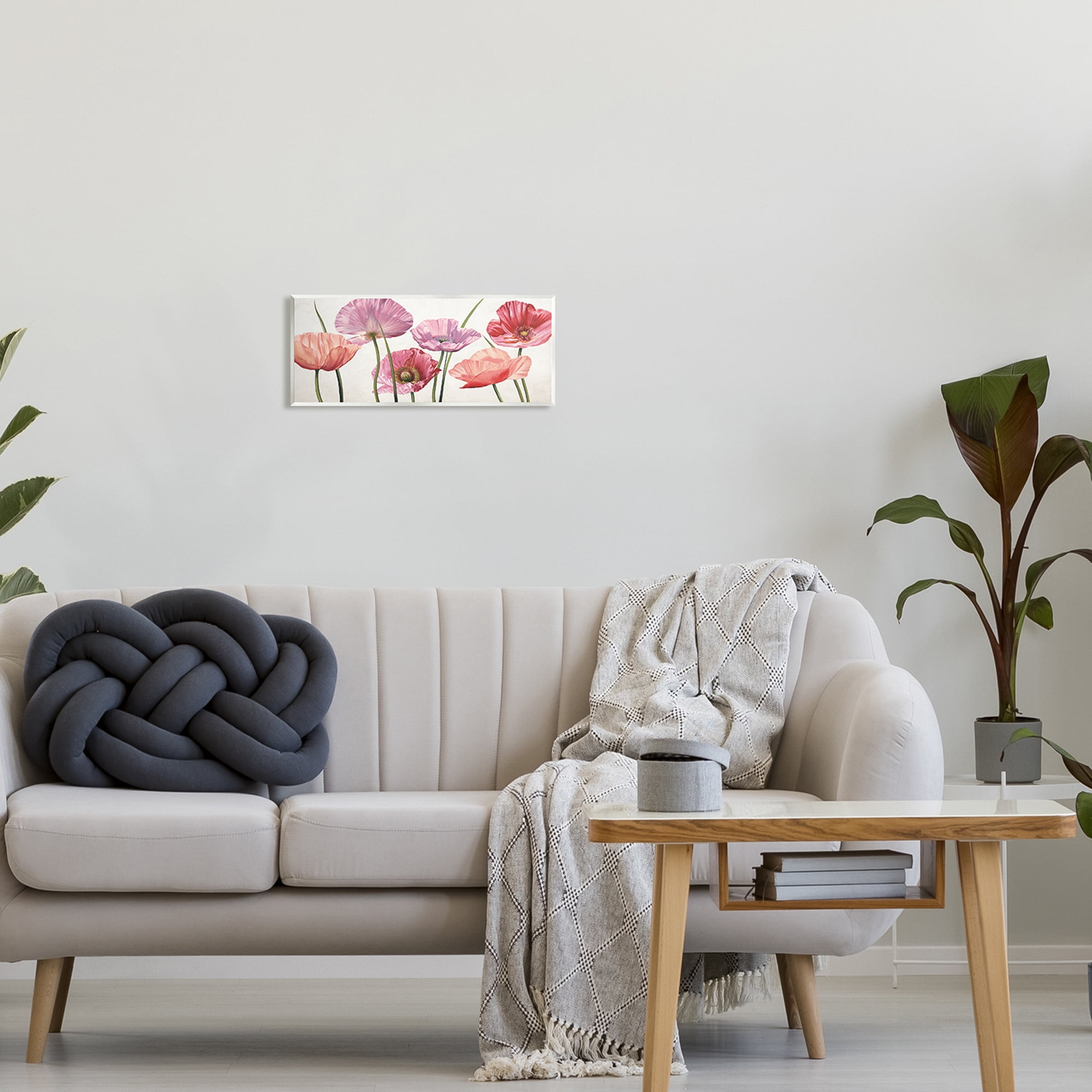 Stupell Mixed Poppies Vivid Petals Botanical & Floral Painting Wall Plaque Unframed Art Print Wall Art