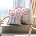 thumbnail image 6 of LALILO Throw Pillow Covers Cute Romantic White Wreath Heart Cushion Cover 18" x 18", 2956 Pack, 6 of 6