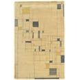 thumbnail image 1 of Aspire Wool Lazer Ivory & Blue 2' x 3' Accent Rug, 1 of 3