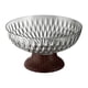 thumbnail image 1 of Frutero decorativo con pedestal para encimera de cocina y mesa de comedor. Gris transparente, 1 of 8