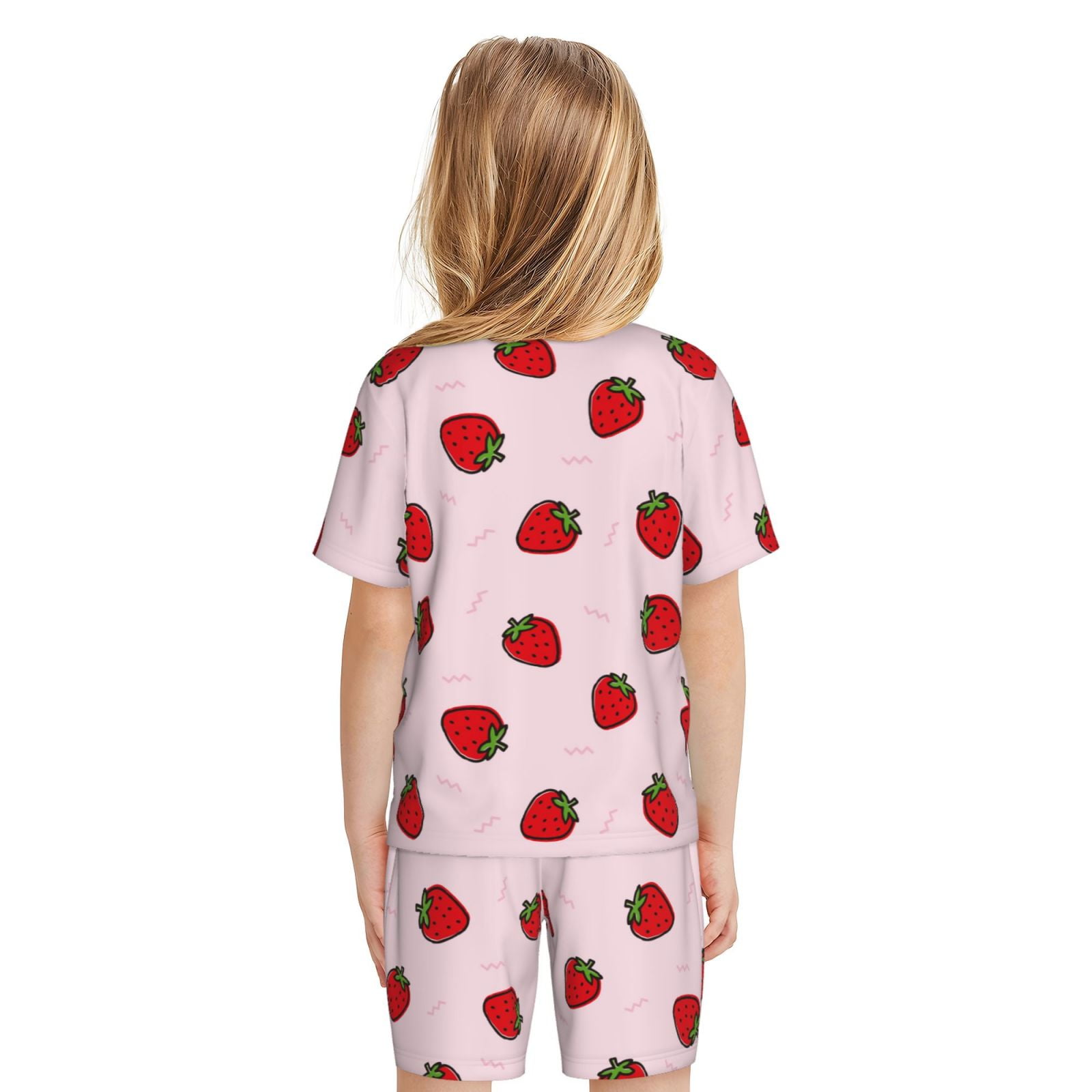 Bixox Strawberry Pattern children's Summer Short Sleeve Bixox Strawberry Pattern children's Summer Short Sleeve