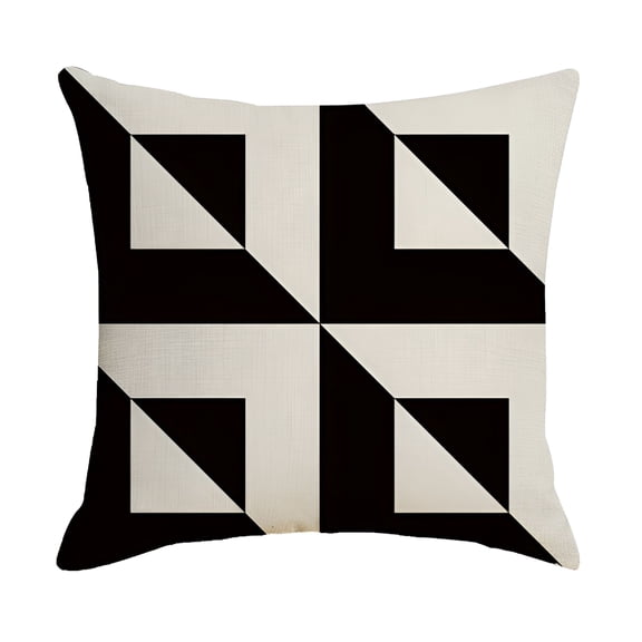 AUQ Style Throw Pillows Tan Outdoor Pillows Black White Waterproof Hugging Pillow Household Design Pattern Sand Pillow