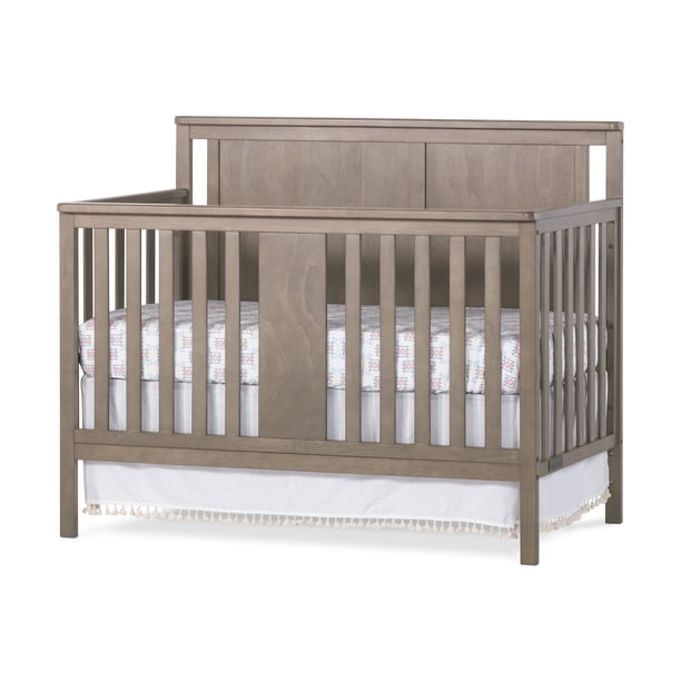 Forever Eclectic Quincy 4 In 1 Convertible Crib Dusty Heather Brown Walmart Com Walmart Com