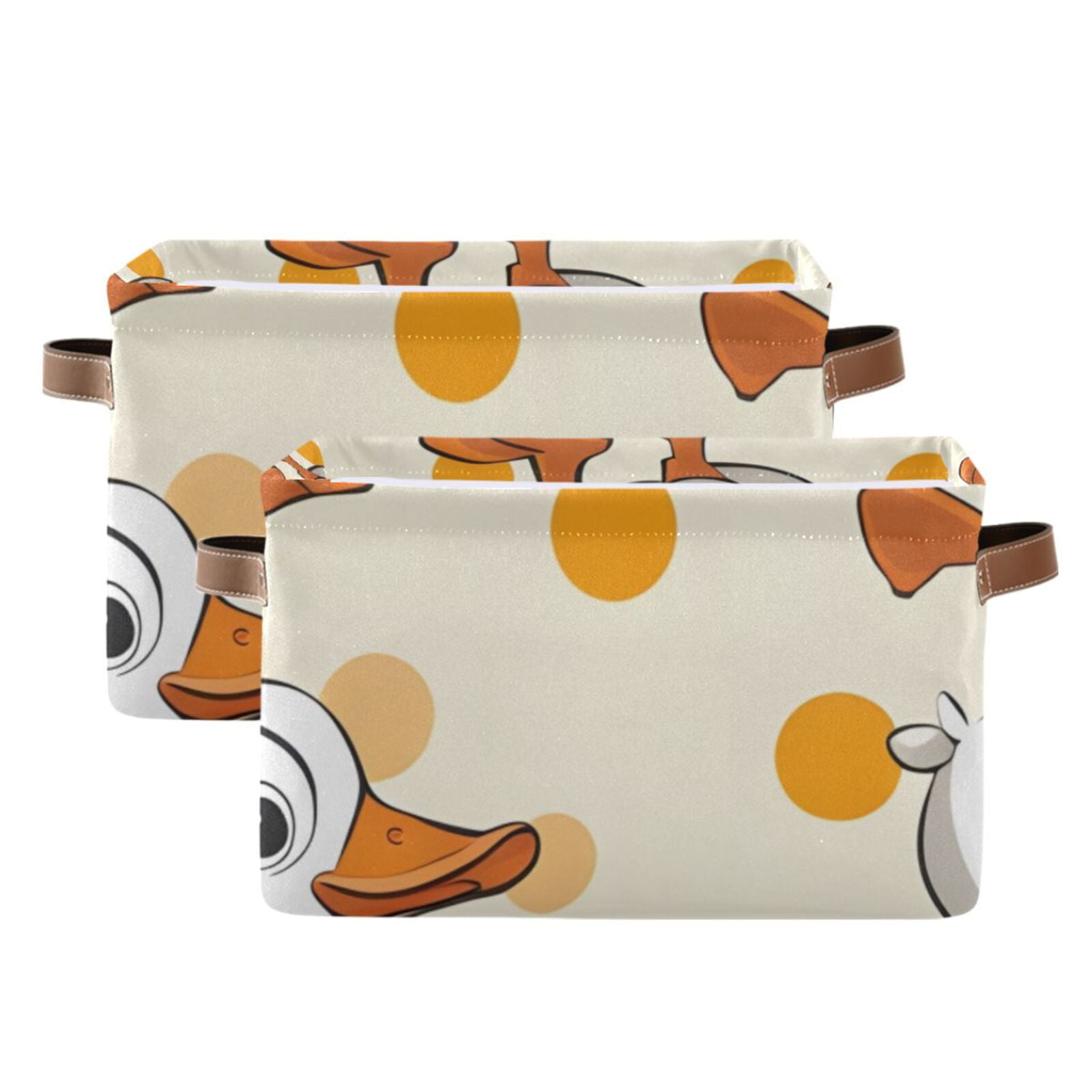 Cartoon Ducks Storage Bins Baskets With Handles Storage Box Clothes Organizer Organization Toys