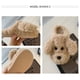 thumbnail image 3 of Zapatillas de felpa para perros zapatillas de felpa con punta cerrada antideslizantes cómodas para hombres y mujeres, 3 of 9