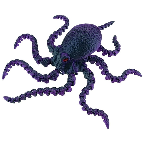 Animal Articulado Modelo Decorativo 3D Impreso Pulpo Juguete Regalos