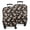 Black Highland Cow, variant on Black Highland Cow Flower Gnome Pattern Luggage Cover Fashion Suitcase Cover Baggage Covers Fit 25-28 Inch Luggage (Go Travel)