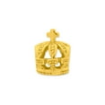 thumbnail image 2 of FB Jewels 925 Sterling Silver Gold-Plated Reflections Crown Bead, 2 of 3