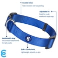 thumbnail image 2 of Collar para perro Blueberry Pet Essentials X-Small de nailon azul real, 2 of 8