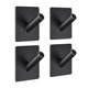 thumbnail image 1 of Aquaterior Hook Towel Hanger Adhesive Heavy Duty Stainless Steel Bathroom 4Pack, 1 of 11