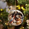 thumbnail image 1 of Pendentif de Décoration de Noël en Acrylique pour Fête Intérieure Extérieure et Ornement d'Arbre Rétro, 1 of 4