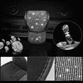 thumbnail image 5 of "Funda De Volante Con Accesorios De Mujer Para Auto, 19 Pzas Brillante Belug, Plateado ", 5 of 5