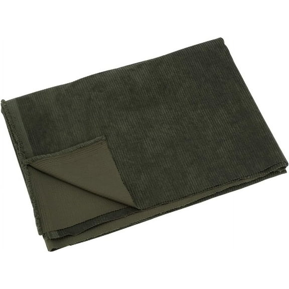 1 pc Corduroy Fabric 39x61 Inch DIY Sewing Crafts Materials Corduroy Upholstery Fabric for Sewing Coat Shirt Dress Pants Costume Sofa DIY Dark Olive Green