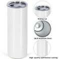 thumbnail image 5 of 24 Pack, 20 oz Skinny sublimation Tumblers,  Insulated, Stainless Steel, Individually Boxed, 5 of 6