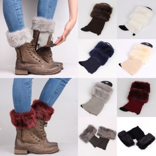 fur socks for boots
