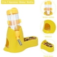 thumbnail image 3 of 3 in 1 Hamster Hanging Water Bottle Pet Auto Dispenser with Base for Dwarf Hamster Mouse Rat Hedgehog, 3 of 8