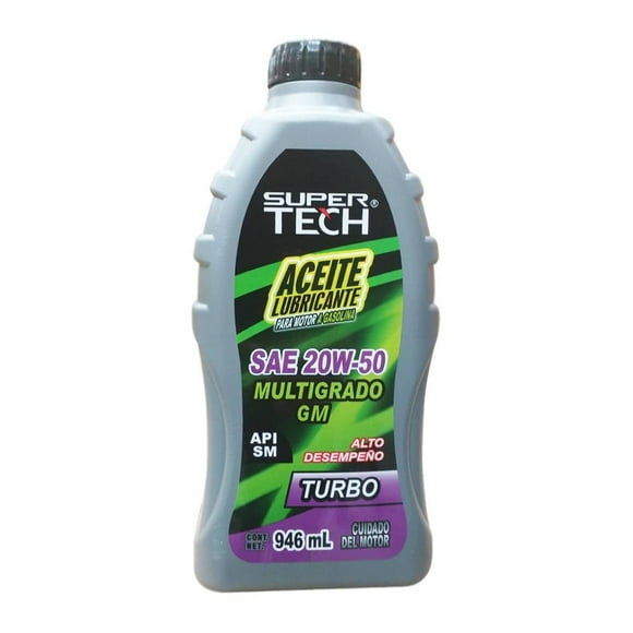 Aceite para Automóvil Super Tech 20W-50, 946 ml
