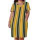 thumbnail image 2 of Camisetas de fútbol de Green Bay Wisconsin con rayas, pegatinas, vestido holgado con bolsillos, vestidos de fiesta, vestido de verano para mujer, 2 of 6