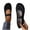 Black, variant on Womens Knit Flat Shoes Round Toe Breathable Comfortable Dressy Slip On Mary Jane Shoes for Walking, Driving, Dressy